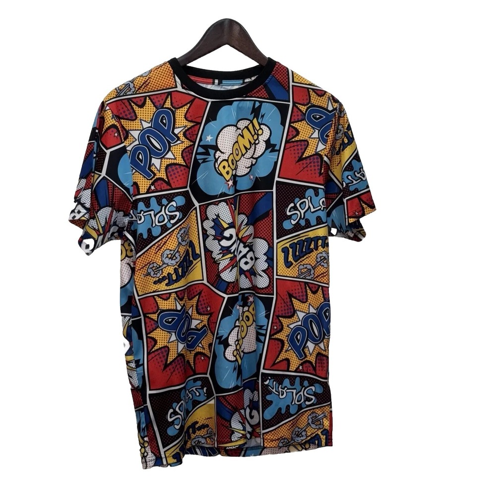Oh Snap By Drill Clothing Co Shirt Mens Large Multi Color Comic Pop Art Graphic
